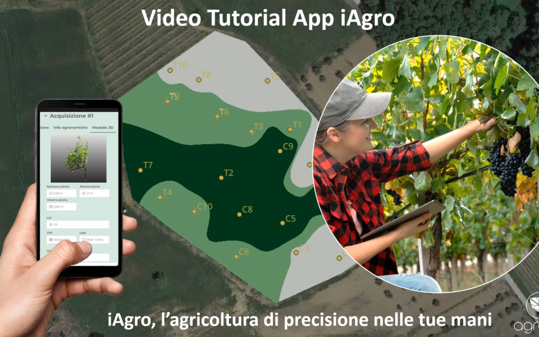 Agricoltura di precisione, progetto iVine. Pubblicato il video tutorial dell’app iAgro